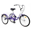 3-Wheel 3- Koło, 61 cm, 3- Rowery kołowe, Koła Cruiser Rowery z dużym koszykiem na zakupy dla kobiet i mężczyzn