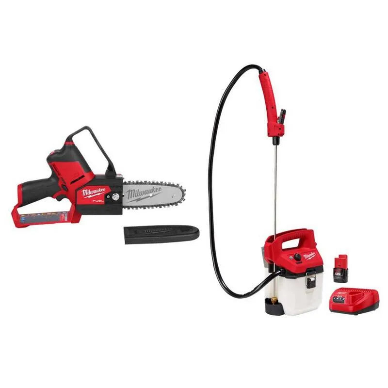 Milwaukee FUEL 6 M12 Zestaw do opryskiwania ręcznego, 15,2 cm, 12V, 1 Gal, Bezprzewodowy konstrukcja, Bezszczotkowy