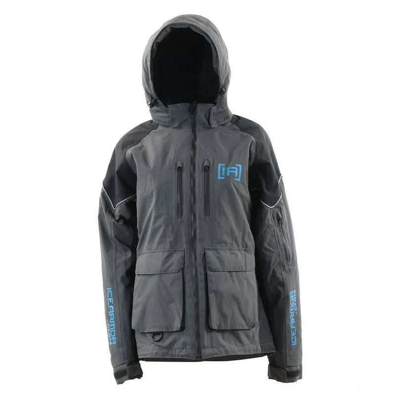 Pancerne kobiety & # x27; Powstanie Parka XLarge, Ice, czarny / szary / Teal