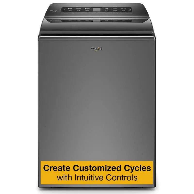 Whirlpool, 4,8 ° C. ft, Adaptacyjna technologia mycia i szybki cykl mycia w cieniu chromowym