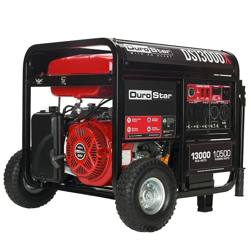 13000/10500-Watt 13000 / 10500- Wat, Kompaktowy projekt przenośny, 500 cm3 Elektryczny gaz rozruchowy Przenośny Home Power Back Up Generator z alarmem CO