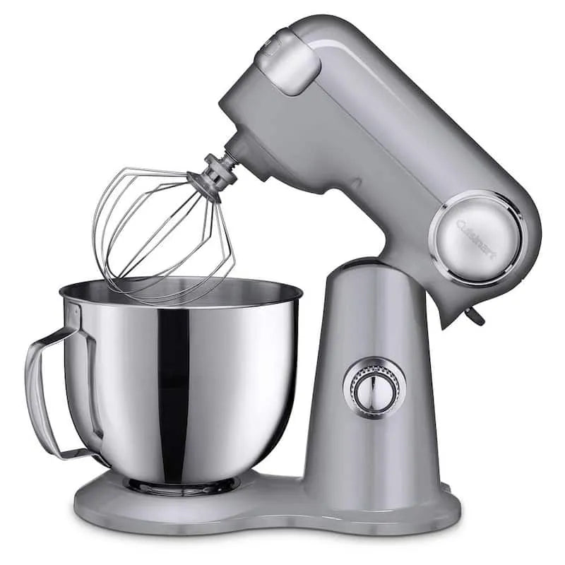 12-prędkość Cuisinart 12- Prędkość szczotkowania Chrome Die Cast Stand, 5,2 l, Precision Master 5,2 l