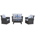 Sofa, Patio, Szary, Salon