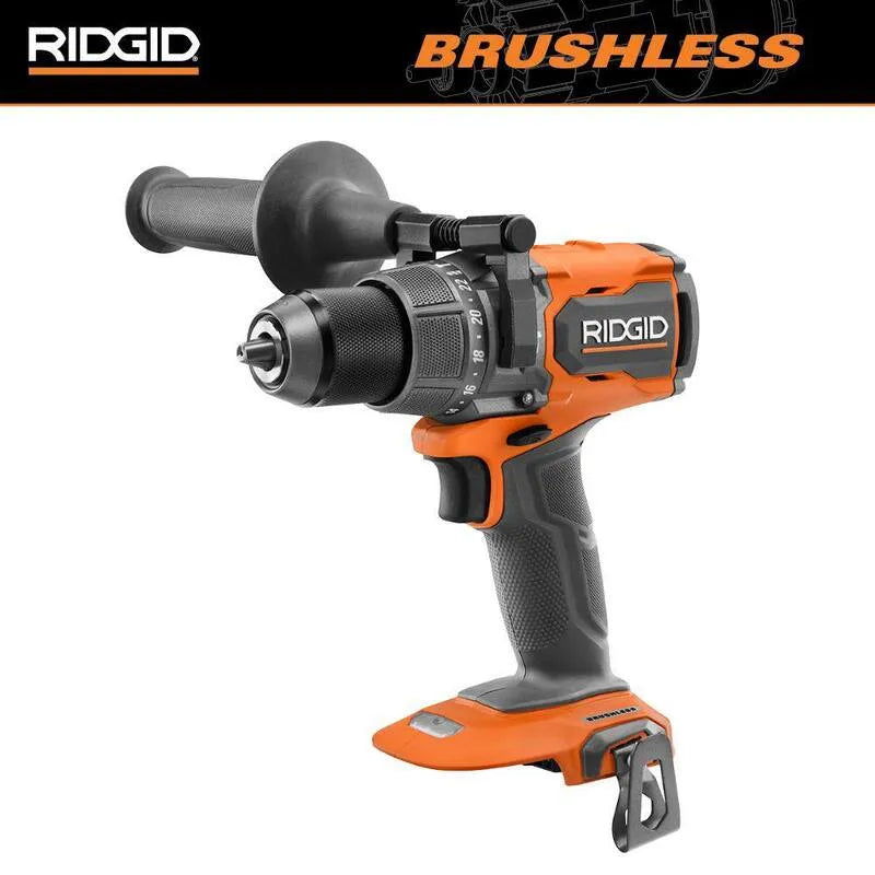 RIDGID, akumulatorowy konstrukcja, 18V, 1 / 5,1 cm, Tylko narzędzia, wysokość Torque wiertarka udarowa / Driver, bezszczotkowy