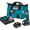 Makita 5.0Ah RPM Zestaw śrubokręt, akumulatorowy konstrukcja, 18V, 4000 RPM, z magazynem Autoseed 5.0Ah, bezszczotkowy