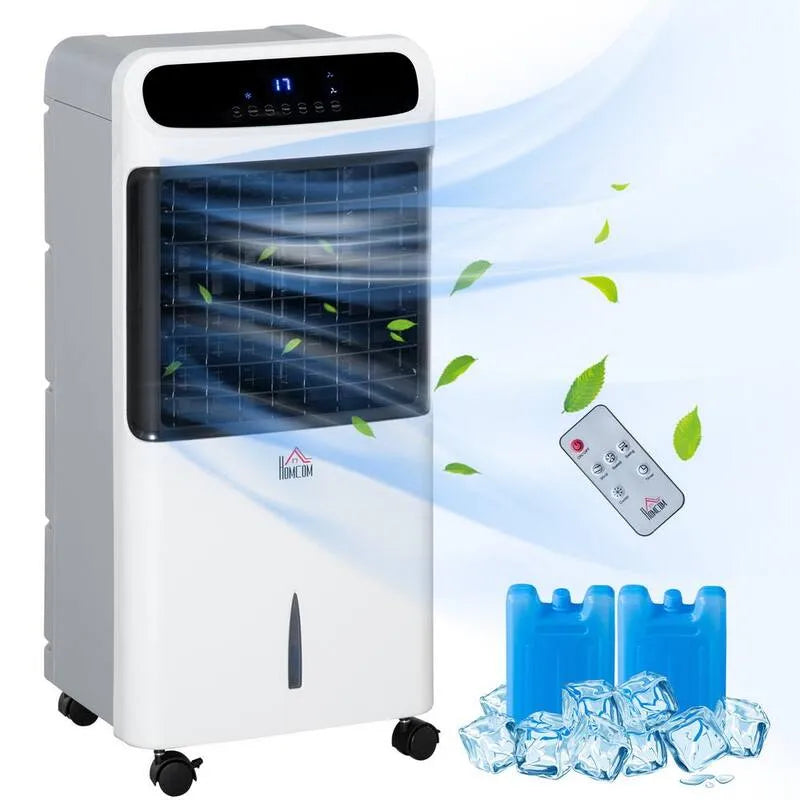 3-Spd Zwilżacz 3- Spd, Ice- Technologia chłodzenia, Kompaktowy projekt przenośny, 3.2 gal, 3in1, 3- Spowd Przenośny chłodziarka do 270 kw, z zdalnym