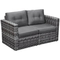 Sofa, Na zewnątrz, Patio, Grey, Salon