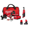 z 5.0 Milwaukee, akumulatorowy konstrukcja, 12V, 3 / 8 in., 8 in., 5.0 Ah, 2.5 Ah, Ratchet z 5.0 Ah & 2.5 Ah Baterie