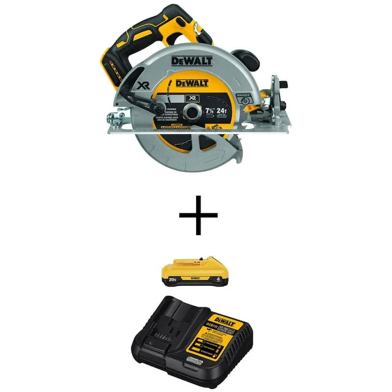 DEWALT 4.0Ah, 20V, 7-1 / 10,2 cm, 12V, akumulatorowy konstrukcja, Kompaktowy projekt przenośny, Piła tarczowa, bezszczotkowy