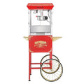 Popper Red Popcorn Machine, 8 Oz, podgrzewane grzejne pokłady, i Old Maids Drawer, funkcja ciepła, stal