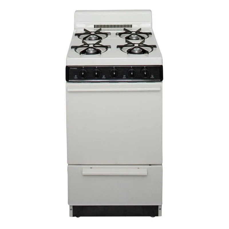 Gaz, 50,8 cm, 68,5 l, Gaz gotowania Appliance z konfiguracji Burner, Biscuit, Czarny