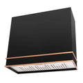 3-prędkość okap kuchenny 3- Prędkość, Stal nierdzewna, Wall- Mountable, 600 CFM, 91,4 cm, Wall Mount, w kolorze czarnym z miedzi